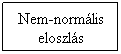 Folyamatbra: Feldolgozs: Nem-normlis 
eloszls
